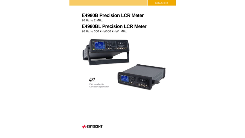 E4980B E4980BL Precision LCR Meter